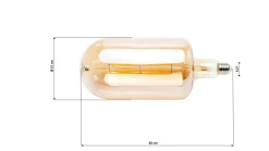 Żarówka Flow LED E27 15x30 cm
