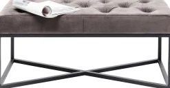 Ławka Crossover 90x40 cm szara