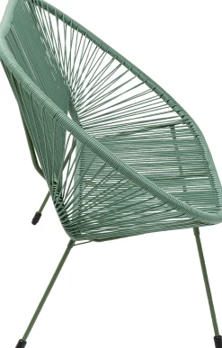 Ławka ogrodowa zielona żyłkowa 121 cm