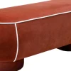 Ławka Phoebe brązowa 121cm