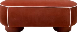 Ławka Phoebe brązowa 121cm