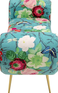 Ławka Trono Flower Fever niebieska 140 cm