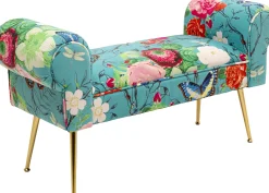 Ławka Wing Flower Fever niebieska 100 cm