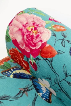 Ławka Wing Flower Fever niebieska 100 cm