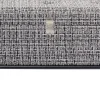 Ławka ze schowkiem Buttons Storage 80x43 cm czarno-biała