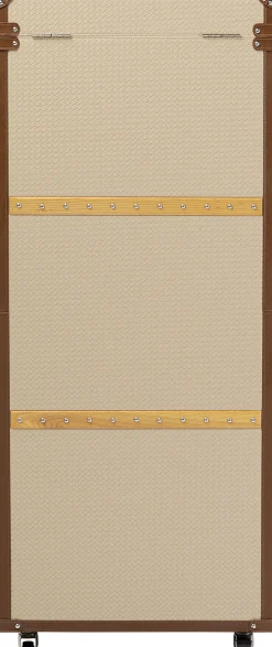 Barek na kółkach rozkładany tapicerowany 64x145 cm