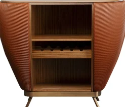 Barek nowoczesny brązowy z blatem roboczym 127x108 cm