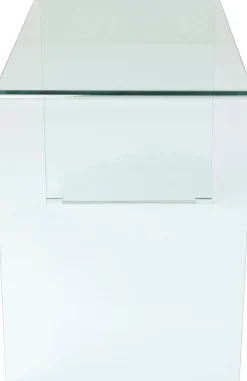 Biurko Clear Club 125x60 cm transparentne