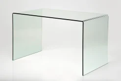 Biurko Clear Club 125x60 cm transparentne