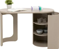 Biurko Glossy Taupe 120x80cm