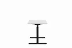 Biurko Smart 140x60 cm biało-czarne
