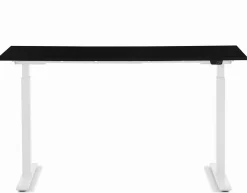 Biurko Smart 140x60 cm czarno-białe