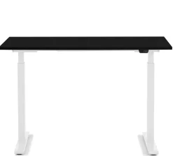 Biurko Smart 120x70 cm czarno-białe