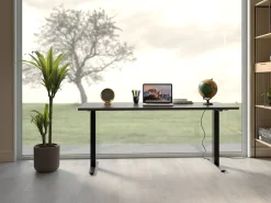 Biurko z elek. regulacją wysokości Smart 140x70 cm czarne