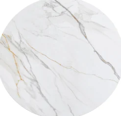 Blat ceramiczny okrągły biały Ø120 cm