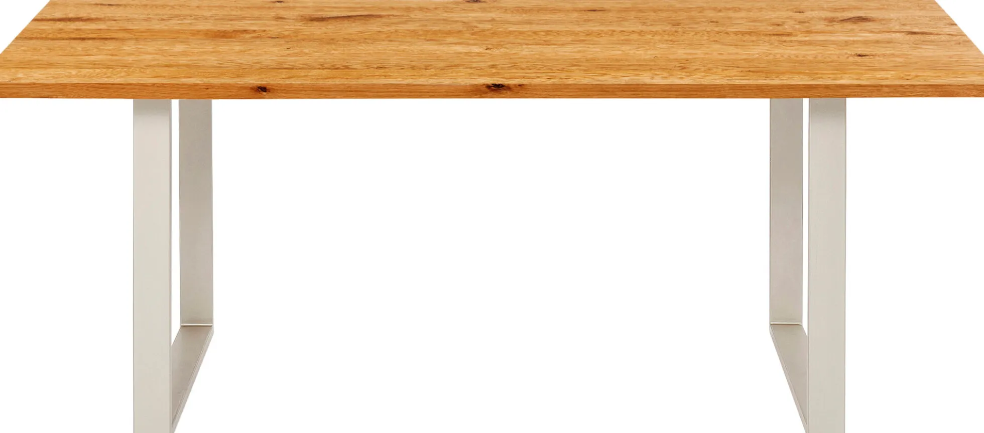 Blat drewniany dębowy olejowany prostokątny zaokrąglone brzegi 200x100 cm FSC