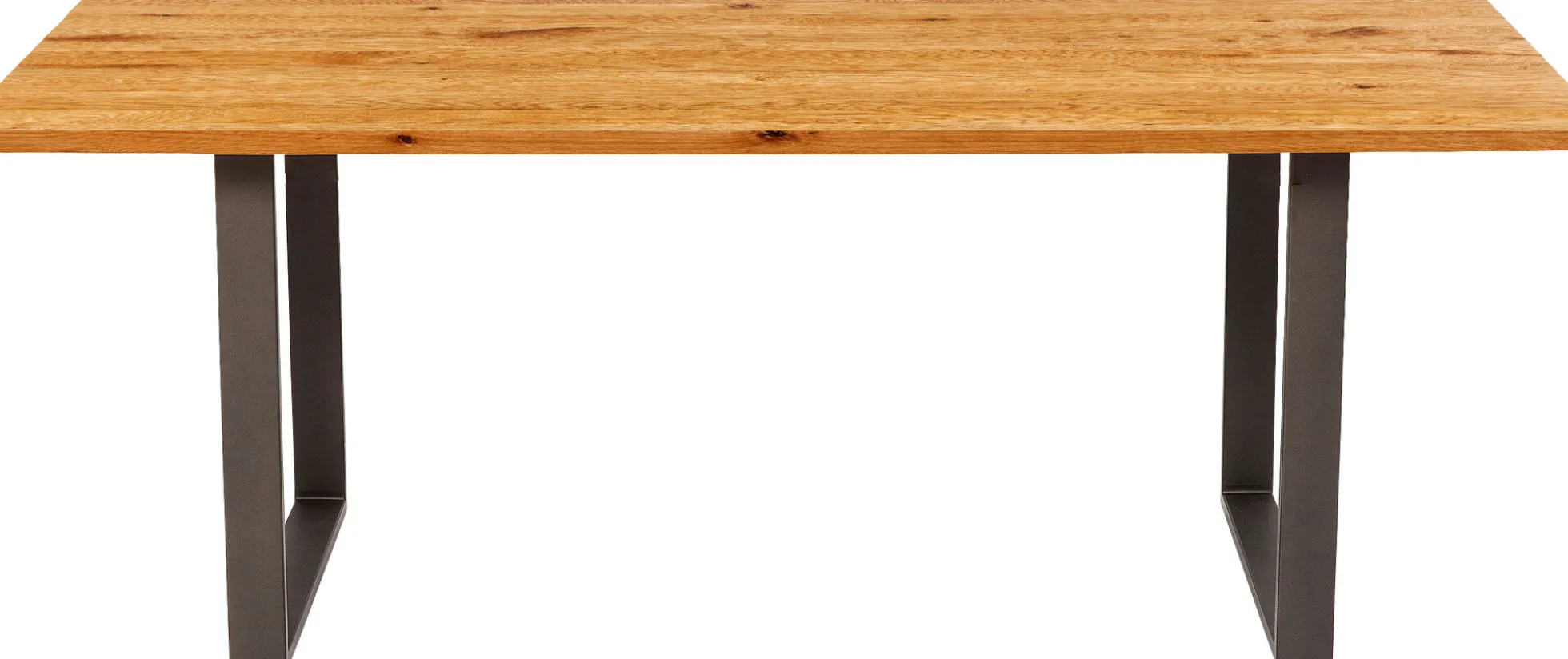 Blat drewniany dębowy olejowany prostokątny zaokrąglone brzegi 200x100 cm FSC