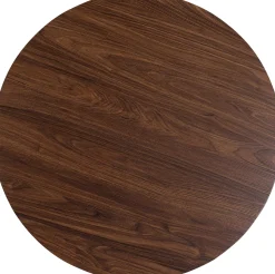 Blat okrągły MDF okleina orzech włoski Ø80 cm