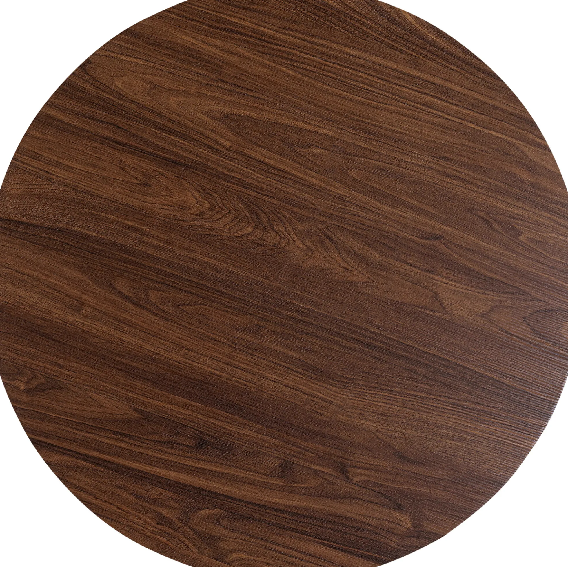 Blat okrągły MDF okleina orzech włoski Ø80 cm