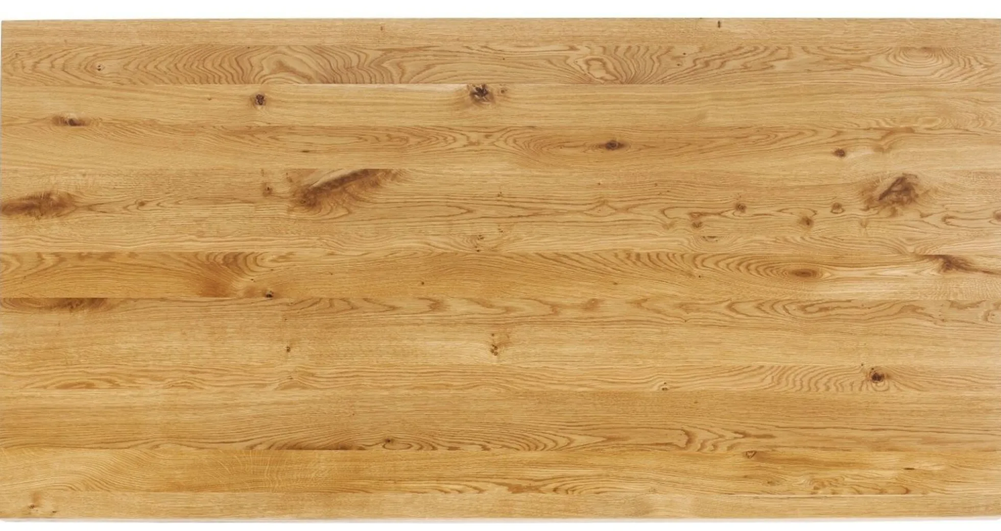 Blat z drewna dębowego olejowany prostokątny prosta krawędź 160x80 cm