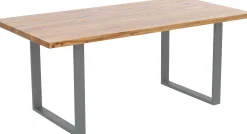 Blat z drewna dębowego olejowany prostokątny prosta krawędź 160x80 cm