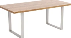 Blat z drewna dębowego olejowany prostokątny prosta krawędź 160x80 cm