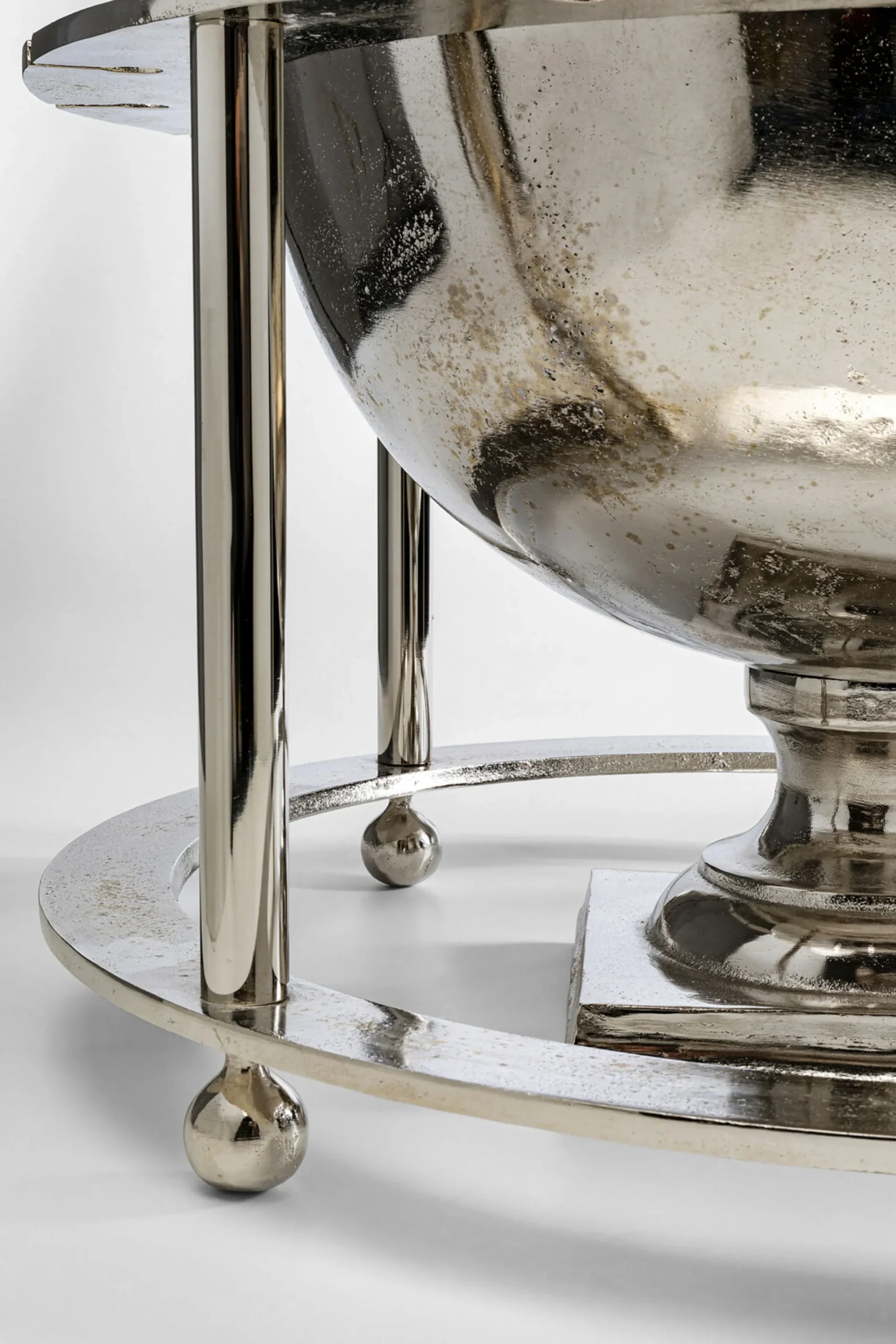 Cooler do butelek Champagne Time ∅61x38 cm srebrny