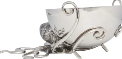 Cooler do butelek Octopus 46x26 cm srebrny