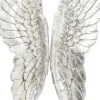 Dekoracja ścienna Angel Wings 61x106 cm srebrna