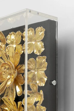 Dekoracja ścienna Gold Flower 80x80 złota