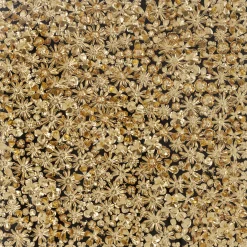 Dekoracja ścienna Gold Flower 120x120 cm złota