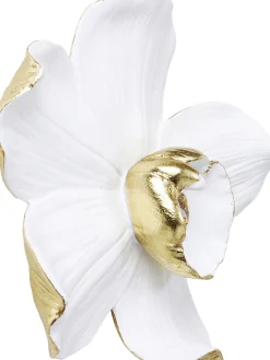 Dekoracja ścienna Orchid 24x25 cm biała