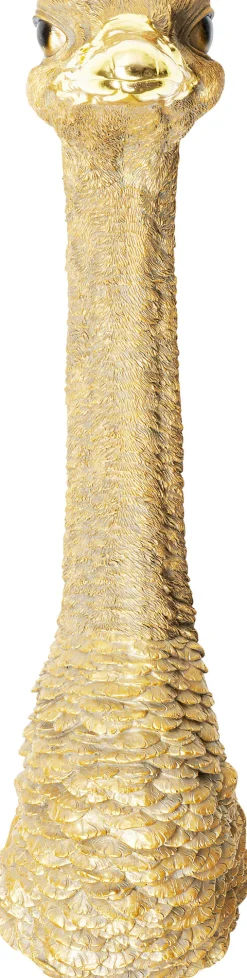 Dekoracja ścienna Ostrich 19x72 cm złota