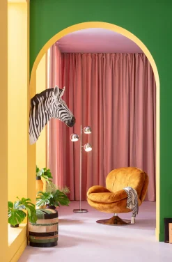 Dekoracja ścienna zebra czarno-biała 58x78 cm