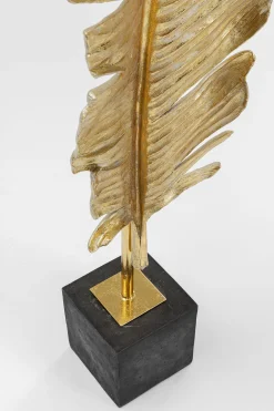 Dekoracja stojąca Feather One 36x147 cm złota