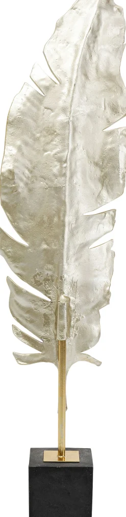 Dekoracja stojąca Feather One 36x147 cm złota