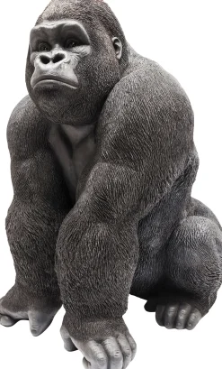 Dekoracja stojąca Gorilla Front 90x107 cm czarna