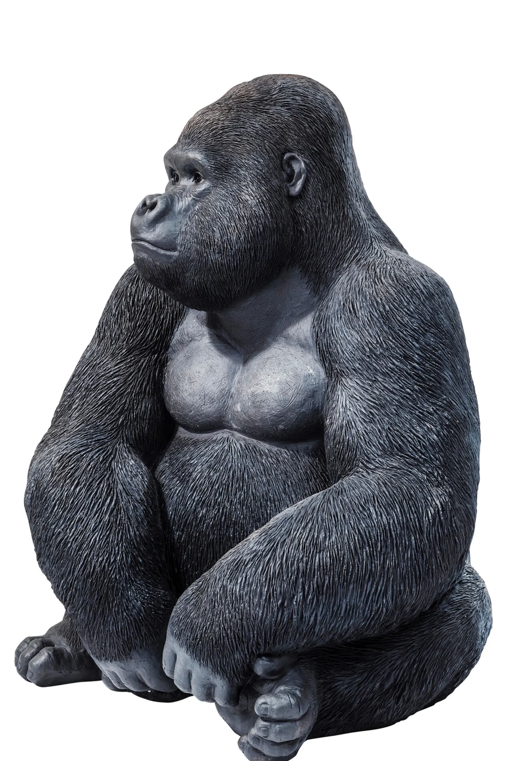 Dekoracja stojąca Gorilla 60x76 cm ciemnoszara