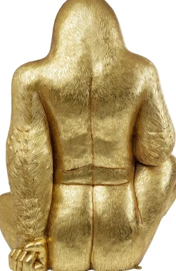 Dekoracja stojąca Gorilla XL 130x180 cm złota