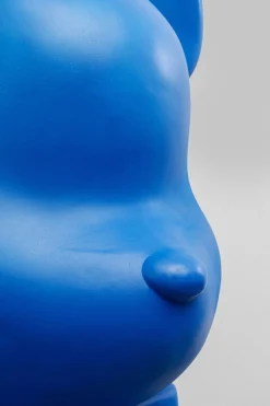 Dekoracja stojąca niebieski miś 101 cm