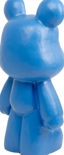 Dekoracja stojąca niebieski miś 101 cm