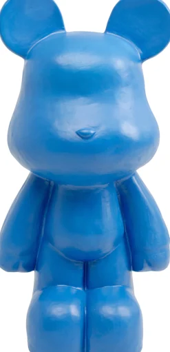 Dekoracja stojąca niebieski miś 101 cm