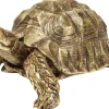 Dekoracja stojąca Turtle XL 95x43 cm złota