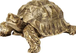 Dekoracja stojąca Turtle XL 95x43 cm złota