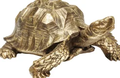 Dekoracja stojąca Turtle XL 95x43 cm złota