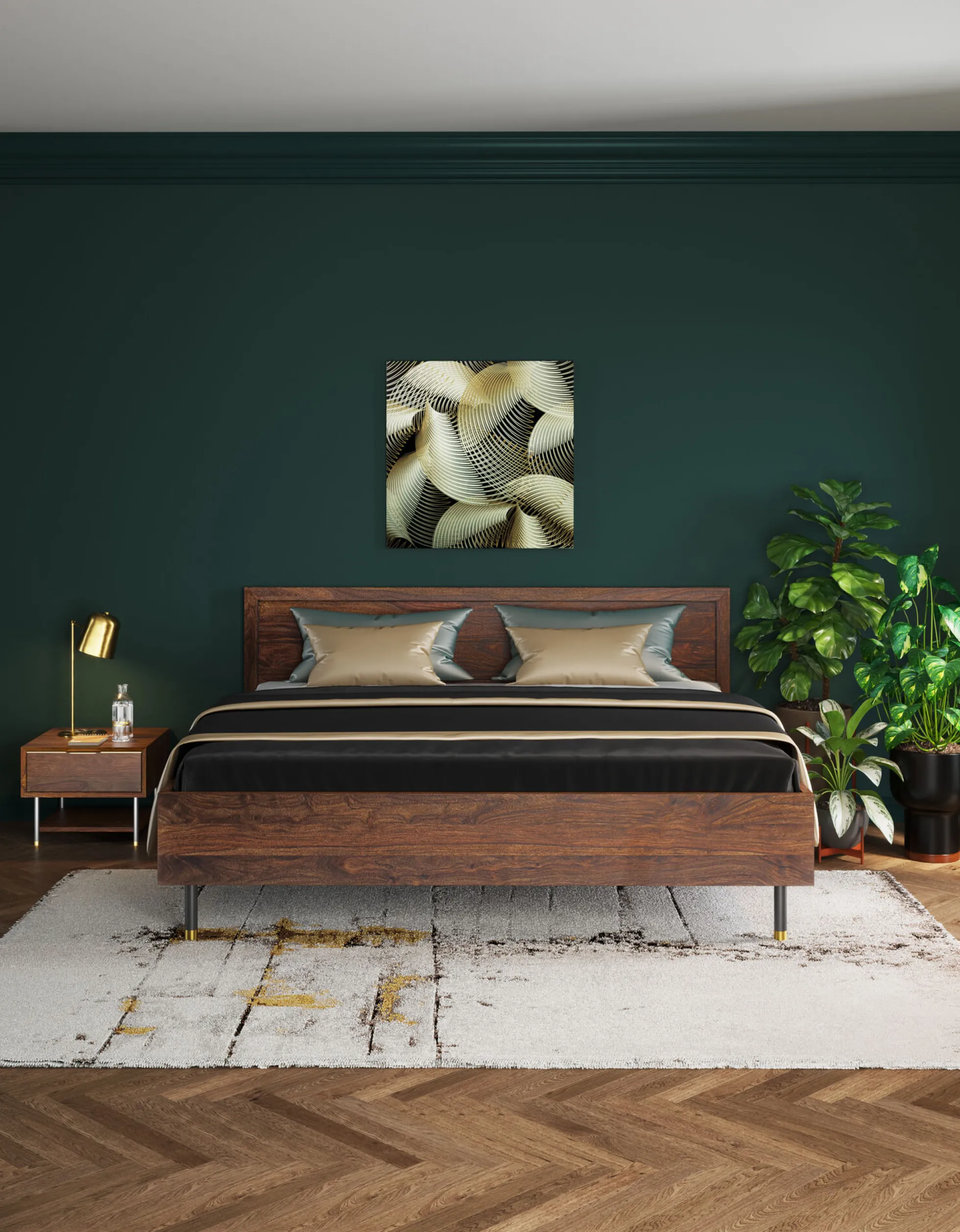 Dywan Abstract Line 300x200 cm szary