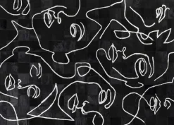 Dywan Art Faces 170x240 cm - skóra naturalna