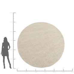 Dywan Boucara Kremowy Ø250cm