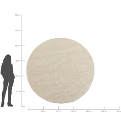 Dywan Boucara kremowy Ø200cm