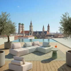 Element sofy Portofino różowy ourdoor